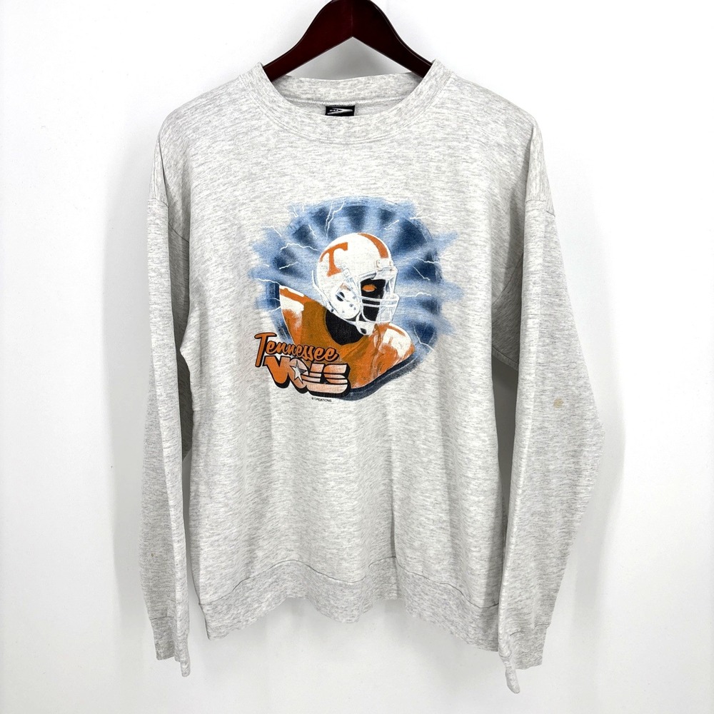 Vintage Tennessee Volunteers Football Sweatshirt Mens XL 90s Made In USA Y2K